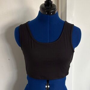 Black Women's Crop Top